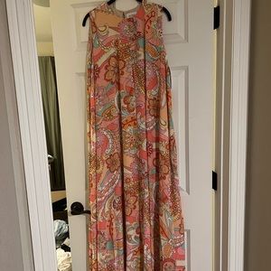 Brand new colorful maxi dress